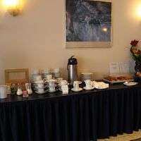 ロビーのドリンクコーナー