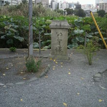 上野公園不忍池の弁天島の　いと塚です。弁天島岸辺にあります。