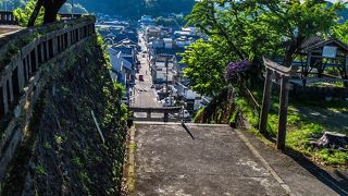 【竹田】高台にある神社