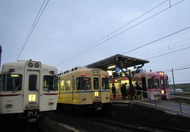 出雲市駅側および出雲大社駅側で