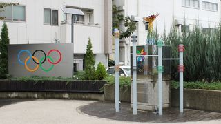 表彰式会場があった場所