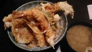 天丼なのに、あっさり