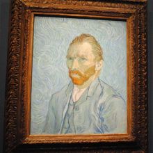 ゴッホの自画像。描いていて自分の耳を切ったという狂気の作