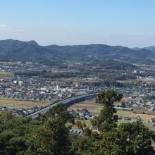 眼下に見える街