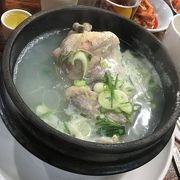韓国明洞で立地抜群の参鶏湯