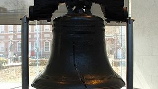 独立宣言のときに鳴らされた自由の鐘