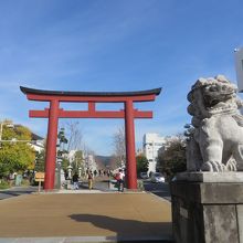 鎌倉駅前の正面から見たところ