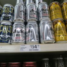 日本製のビールも売っていましたが高いですね。