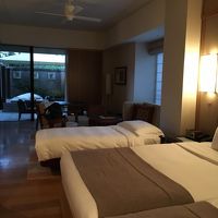 ３人でしたので、一つはエクストラベッド