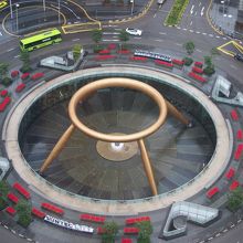 ホテルの上から