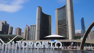 素敵な形の市庁舎