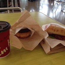 ドーナツが甘かった