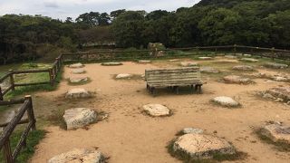 天守閣跡は結構小さい