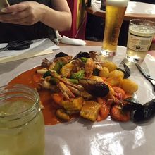 手掴み開始前です。