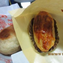 おやきとスイートポテト