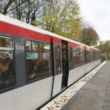 Uバーンの地上駅