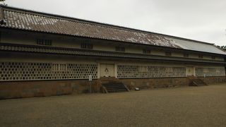 金沢城の数少ない現存する遺構