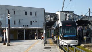富山駅北側の新交通システム