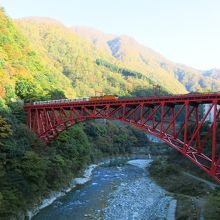 山彦橋の上からの眺め