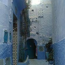 モザイクタイルと良く合う青