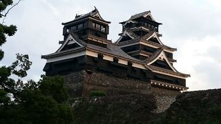 遠くから眺めました