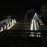 中庭のイルミネーション