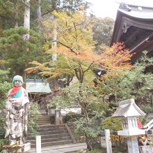 お寺と紅葉はよく合いますね