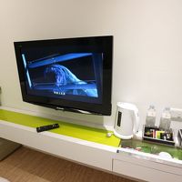 大型テレビ。オンデマンドは日本語メニューですが字幕は中国語