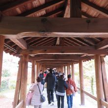 がらがらの通天橋の直前だが、これでも、撮影禁止？？？