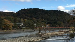 橋から上流をながめなはれ