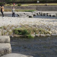 鴨川デルタの近く