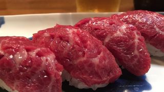 馬刺し、肝、焼酎～