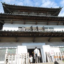 天守に入ります！