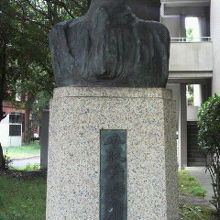 こちらにも胸像、あちらにも胸像です。彫刻の教材なのでしょうか