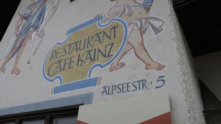 ノイシュヴァンシュタイン城の下のレストラン