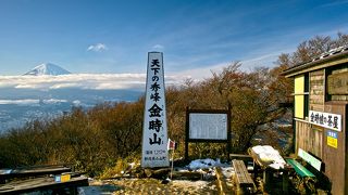 富士山見えたら最高、雪景色もGood！