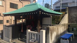 地蔵堂の中にお地蔵様