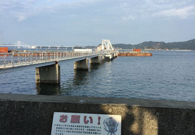 南あわじ市浮体式多目的公園(海釣り公園メガフロート)