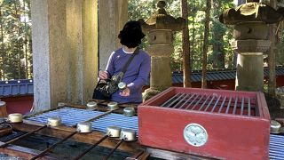 参詣に際し、洗い清める場所