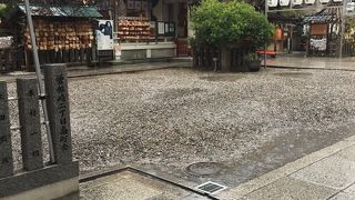 曾根崎交差点の近くです