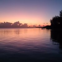 ランギロアの夕陽