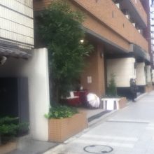 店舗があった付近