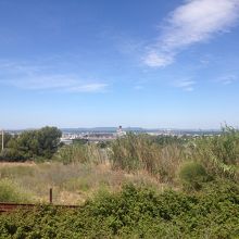 駅のホームからの眺め