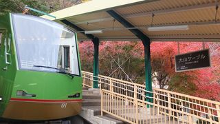 大山の眺望を気軽に楽しめる