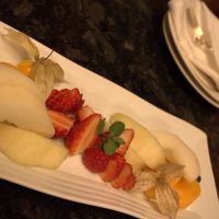 宿泊予約サイト会員特典のフルーツ