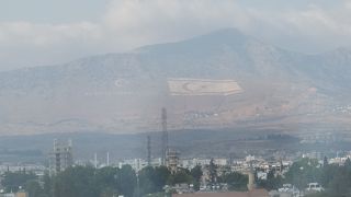 ニコシアの街が一望できる