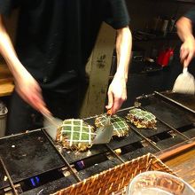 こんな感じで焼いてくれます