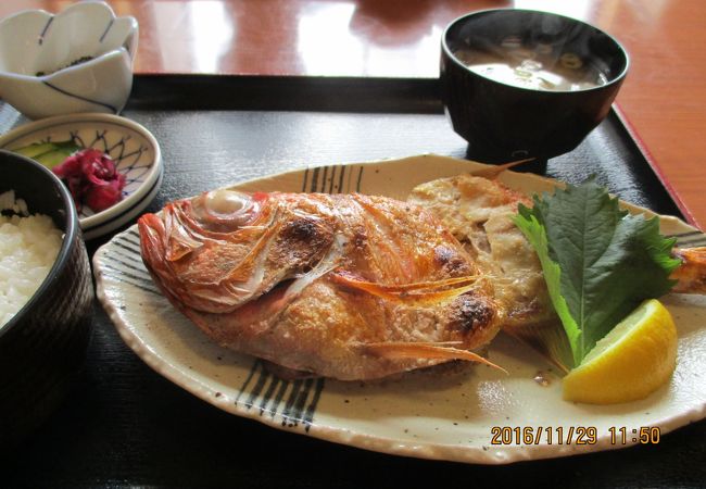 金目鯛がリーズナブルに食べられます。