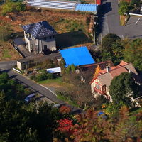 白滝山展望台からも見えました。