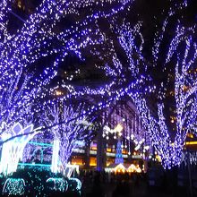 JR博多駅前はクリスマスモードに入りました。